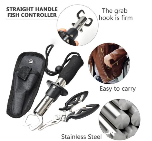 Fishing Gear Fish Lip Stainless Steel Scissors Scissors Fishing Grip Set Pliers Accessory Tool - Image 2