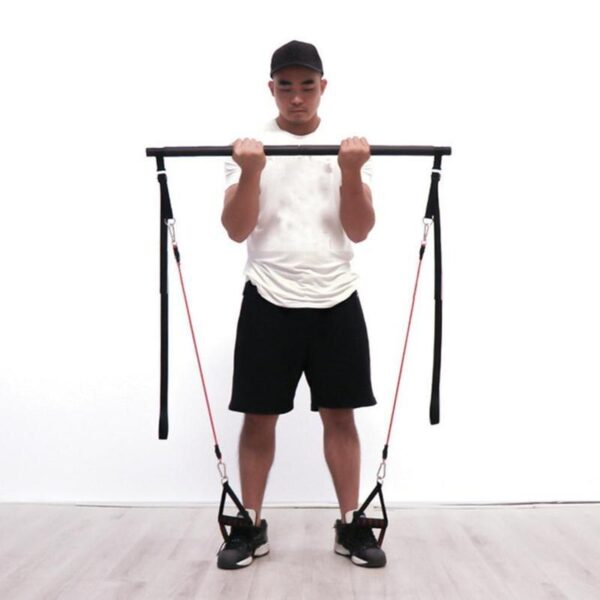 Pilates Bar Kit With Resistance Bands Portable Home Gym Workout Equipment Perfect Stretched Fusion Exercise Bar And Bands - Image 6