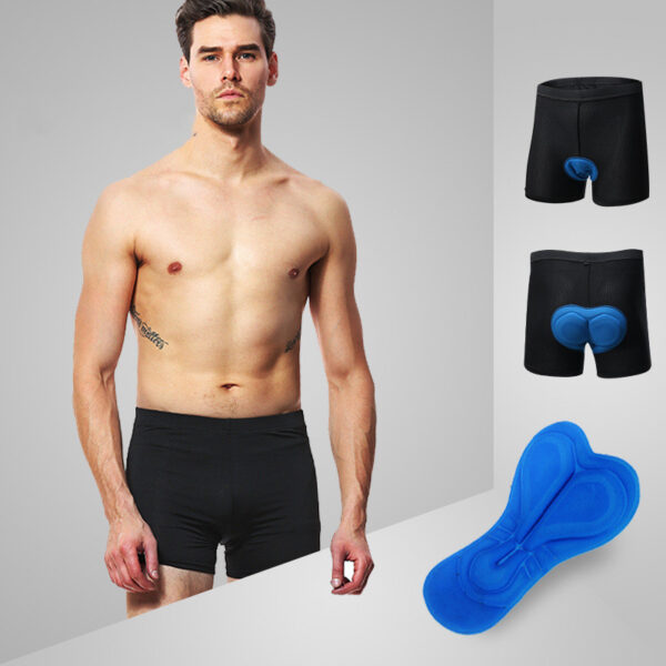 Riding underwear men and women silicone pad bicycle underwear - Image 2